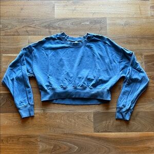 Fabletics Blue Women's Cropped Sweater